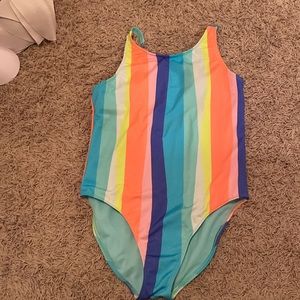 WonderNation Colorful Striped OnePiece